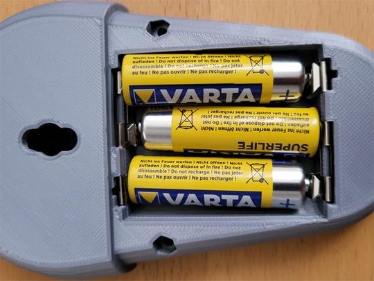 3d-tisk bateriove pouzdro